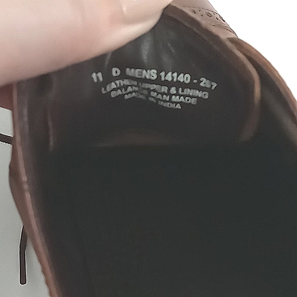 Florsheim Dress Shoes Men's Size 11 D Brown Leather Castellano Cap Toe Oxford - Picture 11 of 13